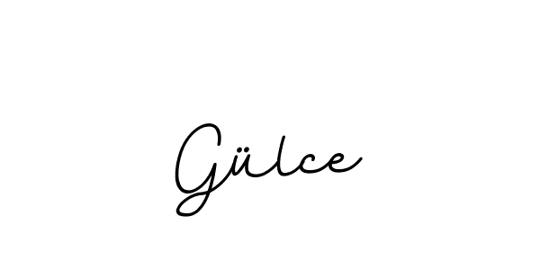 How to make Gülce name signature. Use BallpointsItalic-DORy9 style for creating short signs online. This is the latest handwritten sign. Gülce signature style 11 images and pictures png
