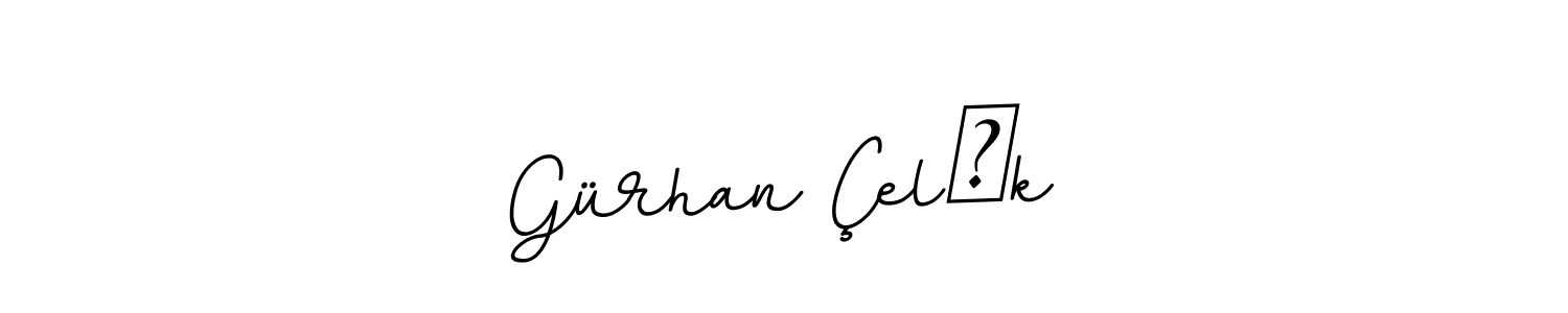 How to Draw Gürhan Çelİk signature style? BallpointsItalic-DORy9 is a latest design signature styles for name Gürhan Çelİk. Gürhan Çelİk signature style 11 images and pictures png