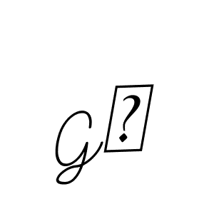 This is the best signature style for the Gغ name. Also you like these signature font (BallpointsItalic-DORy9). Mix name signature. Gغ signature style 11 images and pictures png