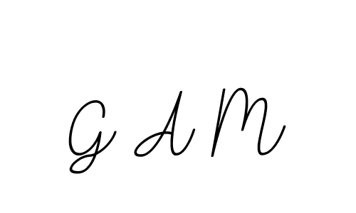 How to make G A M signature? BallpointsItalic-DORy9 is a professional autograph style. Create handwritten signature for G A M name. G A M signature style 11 images and pictures png