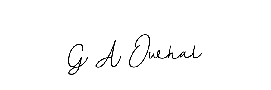 Also You can easily find your signature by using the search form. We will create G A Owhal name handwritten signature images for you free of cost using BallpointsItalic-DORy9 sign style. G A Owhal signature style 11 images and pictures png