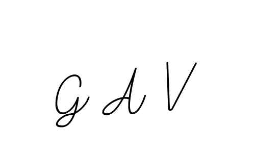 It looks lik you need a new signature style for name G A V. Design unique handwritten (BallpointsItalic-DORy9) signature with our free signature maker in just a few clicks. G A V signature style 11 images and pictures png