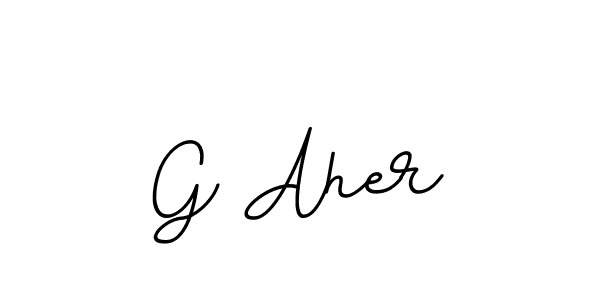 Make a beautiful signature design for name G Aher. With this signature (BallpointsItalic-DORy9) style, you can create a handwritten signature for free. G Aher signature style 11 images and pictures png