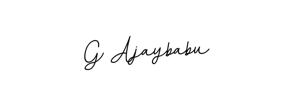 if you are searching for the best signature style for your name G Ajaybabu. so please give up your signature search. here we have designed multiple signature styles  using BallpointsItalic-DORy9. G Ajaybabu signature style 11 images and pictures png