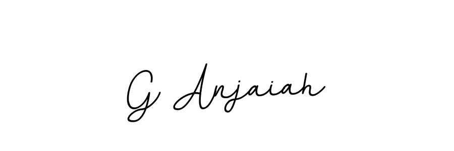 G Anjaiah stylish signature style. Best Handwritten Sign (BallpointsItalic-DORy9) for my name. Handwritten Signature Collection Ideas for my name G Anjaiah. G Anjaiah signature style 11 images and pictures png