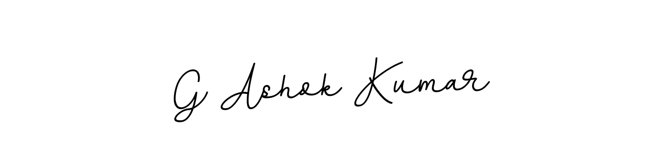 How to make G Ashok Kumar name signature. Use BallpointsItalic-DORy9 style for creating short signs online. This is the latest handwritten sign. G Ashok Kumar signature style 11 images and pictures png