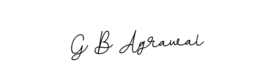 Create a beautiful signature design for name G B Agrawal. With this signature (BallpointsItalic-DORy9) fonts, you can make a handwritten signature for free. G B Agrawal signature style 11 images and pictures png