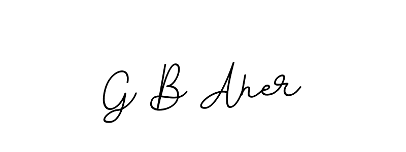 Also You can easily find your signature by using the search form. We will create G B Aher name handwritten signature images for you free of cost using BallpointsItalic-DORy9 sign style. G B Aher signature style 11 images and pictures png