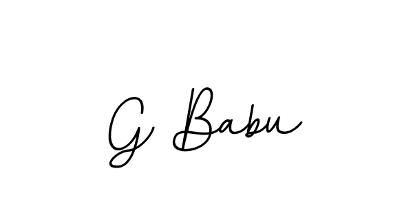 Make a beautiful signature design for name G Babu. Use this online signature maker to create a handwritten signature for free. G Babu signature style 11 images and pictures png