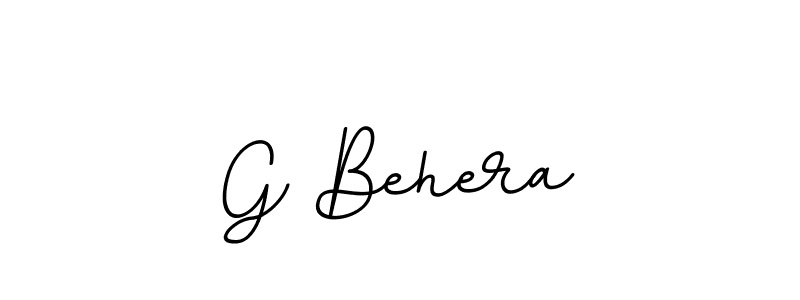 Create a beautiful signature design for name G Behera. With this signature (BallpointsItalic-DORy9) fonts, you can make a handwritten signature for free. G Behera signature style 11 images and pictures png