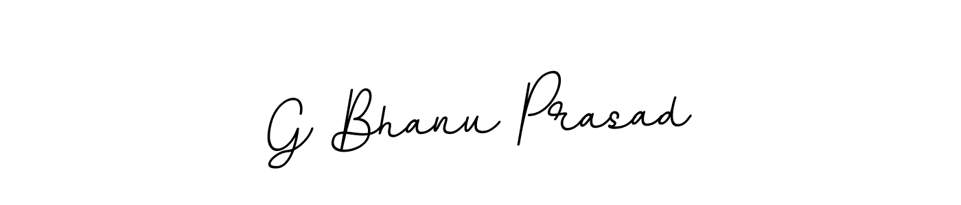 G Bhanu Prasad stylish signature style. Best Handwritten Sign (BallpointsItalic-DORy9) for my name. Handwritten Signature Collection Ideas for my name G Bhanu Prasad. G Bhanu Prasad signature style 11 images and pictures png