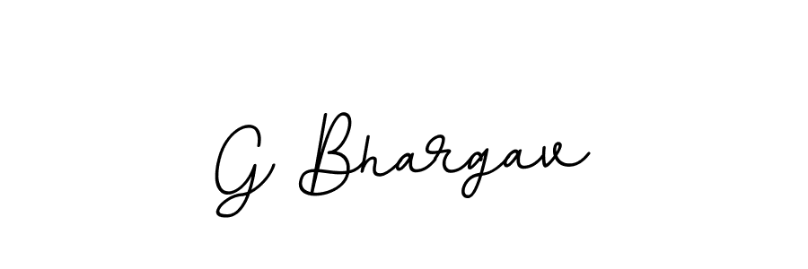 Make a beautiful signature design for name G Bhargav. With this signature (BallpointsItalic-DORy9) style, you can create a handwritten signature for free. G Bhargav signature style 11 images and pictures png