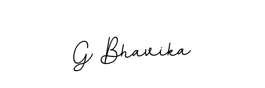 G Bhavika stylish signature style. Best Handwritten Sign (BallpointsItalic-DORy9) for my name. Handwritten Signature Collection Ideas for my name G Bhavika. G Bhavika signature style 11 images and pictures png