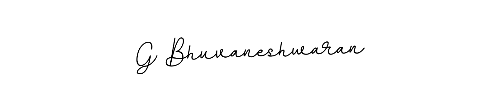 Create a beautiful signature design for name G Bhuvaneshwaran. With this signature (BallpointsItalic-DORy9) fonts, you can make a handwritten signature for free. G Bhuvaneshwaran signature style 11 images and pictures png