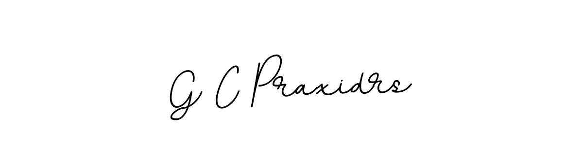 This is the best signature style for the G C Praxidrs name. Also you like these signature font (BallpointsItalic-DORy9). Mix name signature. G C Praxidrs signature style 11 images and pictures png