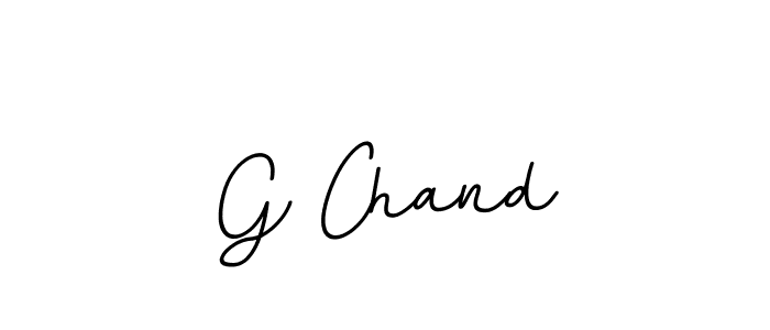 Create a beautiful signature design for name G Chand. With this signature (BallpointsItalic-DORy9) fonts, you can make a handwritten signature for free. G Chand signature style 11 images and pictures png