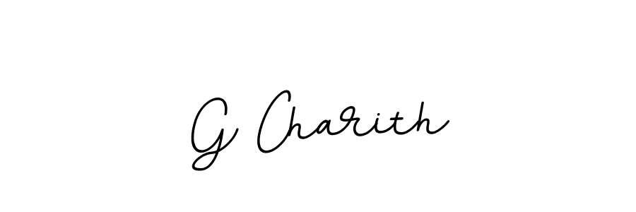 Make a beautiful signature design for name G Charith. With this signature (BallpointsItalic-DORy9) style, you can create a handwritten signature for free. G Charith signature style 11 images and pictures png