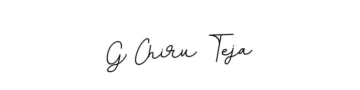 G Chiru Teja stylish signature style. Best Handwritten Sign (BallpointsItalic-DORy9) for my name. Handwritten Signature Collection Ideas for my name G Chiru Teja. G Chiru Teja signature style 11 images and pictures png