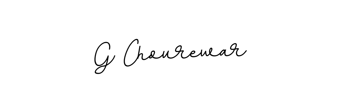 G Chourewar stylish signature style. Best Handwritten Sign (BallpointsItalic-DORy9) for my name. Handwritten Signature Collection Ideas for my name G Chourewar. G Chourewar signature style 11 images and pictures png