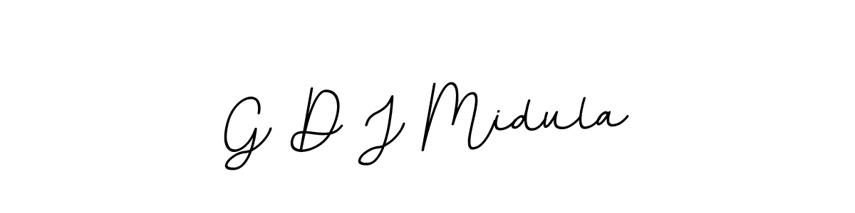 Similarly BallpointsItalic-DORy9 is the best handwritten signature design. Signature creator online .You can use it as an online autograph creator for name G D J Midula. G D J Midula signature style 11 images and pictures png