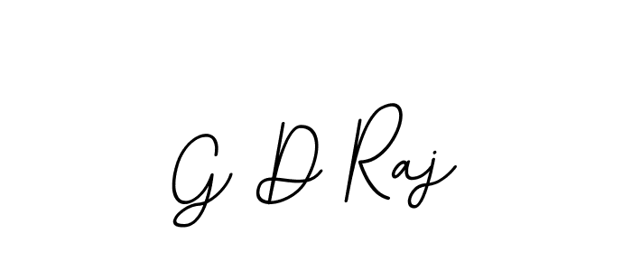 Make a beautiful signature design for name G D Raj. With this signature (BallpointsItalic-DORy9) style, you can create a handwritten signature for free. G D Raj signature style 11 images and pictures png