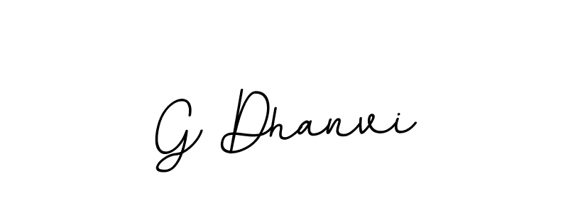 You should practise on your own different ways (BallpointsItalic-DORy9) to write your name (G Dhanvi) in signature. don't let someone else do it for you. G Dhanvi signature style 11 images and pictures png