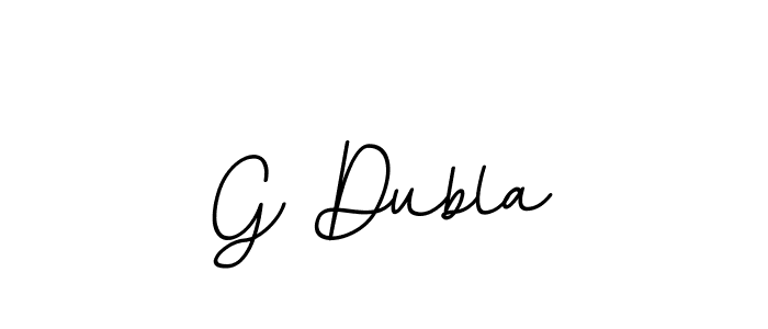G Dubla stylish signature style. Best Handwritten Sign (BallpointsItalic-DORy9) for my name. Handwritten Signature Collection Ideas for my name G Dubla. G Dubla signature style 11 images and pictures png