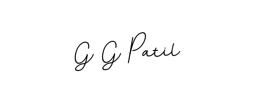 You should practise on your own different ways (BallpointsItalic-DORy9) to write your name (G G Patil) in signature. don't let someone else do it for you. G G Patil signature style 11 images and pictures png