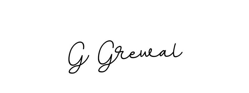 Make a beautiful signature design for name G Grewal. With this signature (BallpointsItalic-DORy9) style, you can create a handwritten signature for free. G Grewal signature style 11 images and pictures png