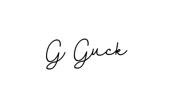 Also we have G Guck name is the best signature style. Create professional handwritten signature collection using BallpointsItalic-DORy9 autograph style. G Guck signature style 11 images and pictures png