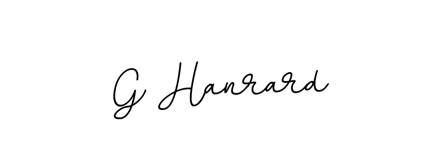 How to make G Hanrard name signature. Use BallpointsItalic-DORy9 style for creating short signs online. This is the latest handwritten sign. G Hanrard signature style 11 images and pictures png