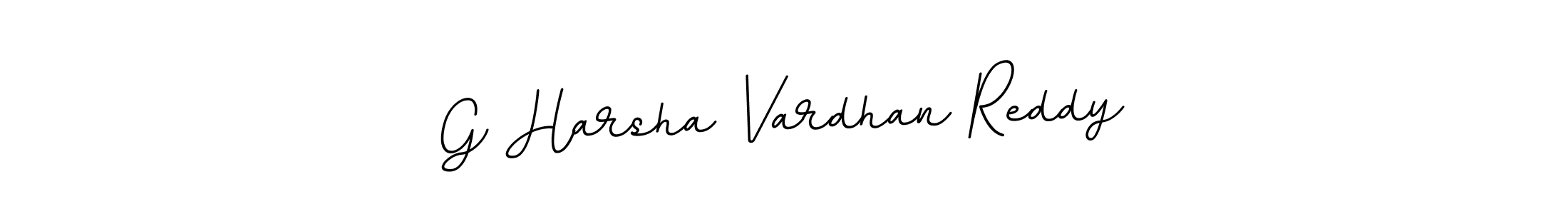 Design your own signature with our free online signature maker. With this signature software, you can create a handwritten (BallpointsItalic-DORy9) signature for name G Harsha Vardhan Reddy. G Harsha Vardhan Reddy signature style 11 images and pictures png