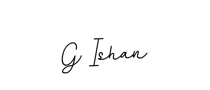 Create a beautiful signature design for name G Ishan. With this signature (BallpointsItalic-DORy9) fonts, you can make a handwritten signature for free. G Ishan signature style 11 images and pictures png