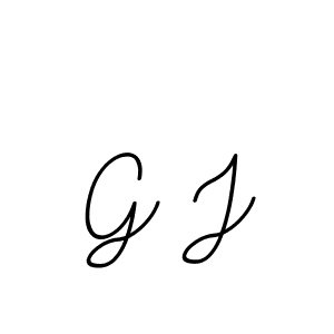 You should practise on your own different ways (BallpointsItalic-DORy9) to write your name (G J) in signature. don't let someone else do it for you. G J signature style 11 images and pictures png