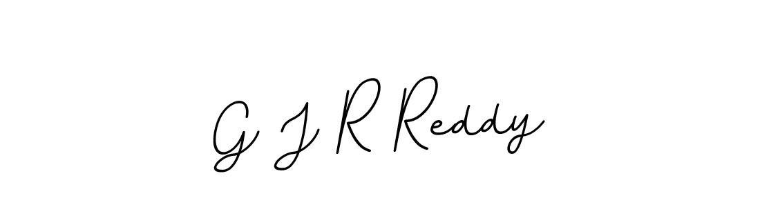 Make a beautiful signature design for name G J R Reddy. With this signature (BallpointsItalic-DORy9) style, you can create a handwritten signature for free. G J R Reddy signature style 11 images and pictures png