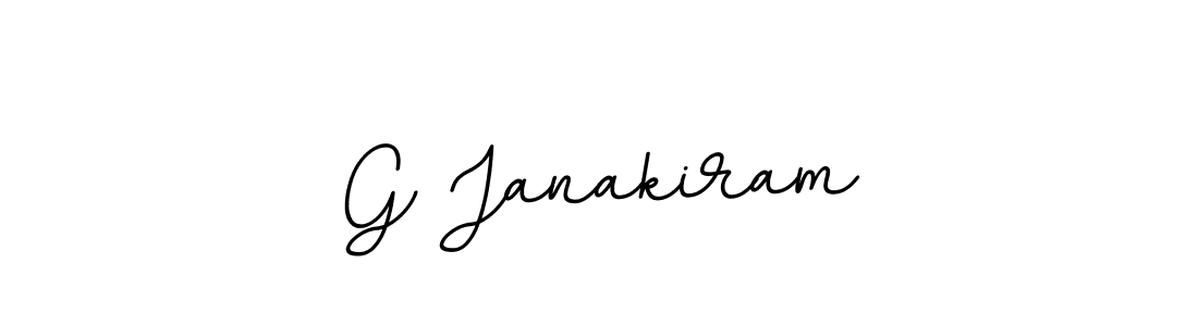 Make a beautiful signature design for name G Janakiram. With this signature (BallpointsItalic-DORy9) style, you can create a handwritten signature for free. G Janakiram signature style 11 images and pictures png