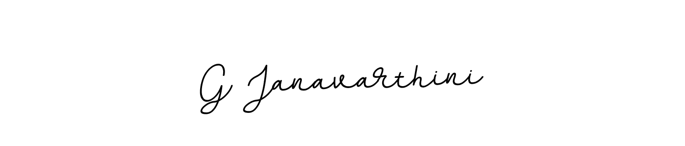 Create a beautiful signature design for name G Janavarthini. With this signature (BallpointsItalic-DORy9) fonts, you can make a handwritten signature for free. G Janavarthini signature style 11 images and pictures png