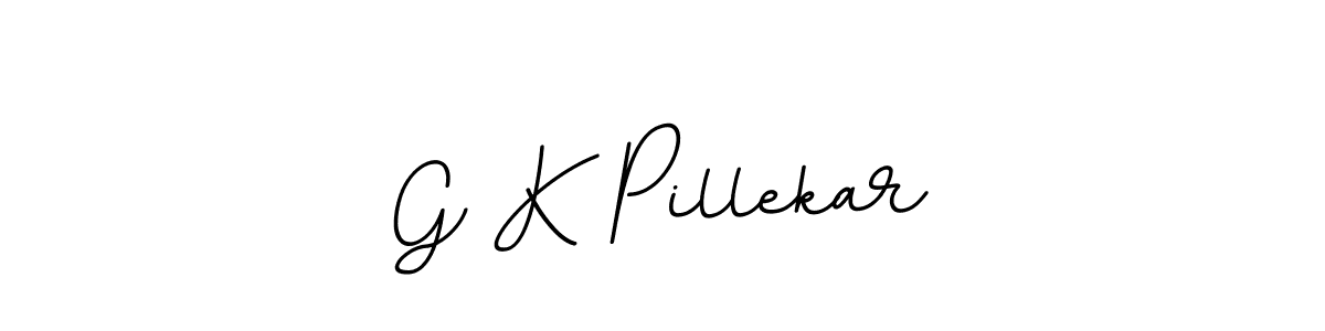 Design your own signature with our free online signature maker. With this signature software, you can create a handwritten (BallpointsItalic-DORy9) signature for name G K Pillekar. G K Pillekar signature style 11 images and pictures png