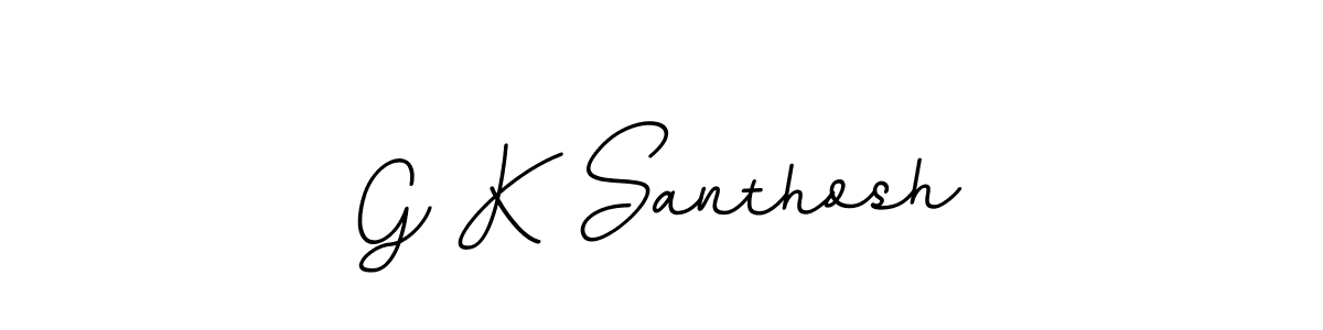 Also You can easily find your signature by using the search form. We will create G K Santhosh name handwritten signature images for you free of cost using BallpointsItalic-DORy9 sign style. G K Santhosh signature style 11 images and pictures png