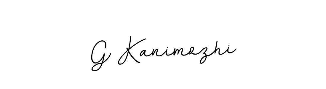 G Kanimozhi stylish signature style. Best Handwritten Sign (BallpointsItalic-DORy9) for my name. Handwritten Signature Collection Ideas for my name G Kanimozhi. G Kanimozhi signature style 11 images and pictures png