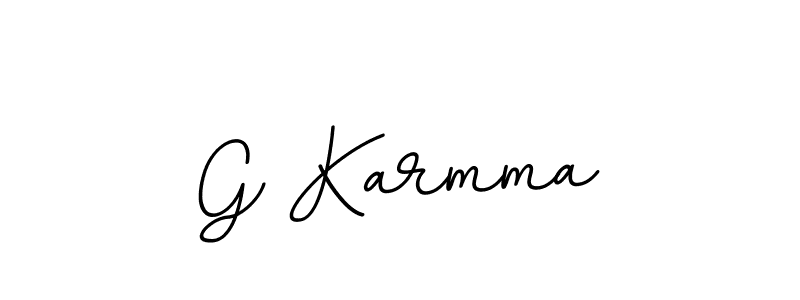 G Karmma stylish signature style. Best Handwritten Sign (BallpointsItalic-DORy9) for my name. Handwritten Signature Collection Ideas for my name G Karmma. G Karmma signature style 11 images and pictures png