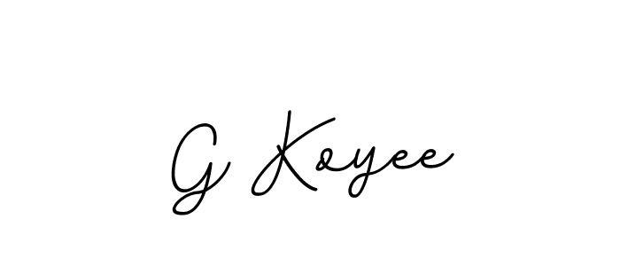 How to Draw G Koyee signature style? BallpointsItalic-DORy9 is a latest design signature styles for name G Koyee. G Koyee signature style 11 images and pictures png