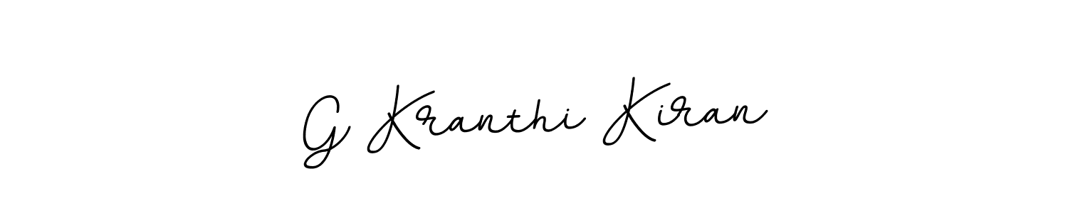 It looks lik you need a new signature style for name G Kranthi Kiran. Design unique handwritten (BallpointsItalic-DORy9) signature with our free signature maker in just a few clicks. G Kranthi Kiran signature style 11 images and pictures png