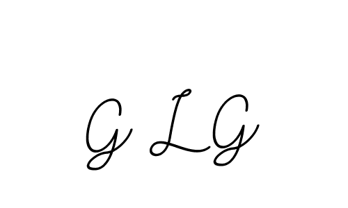 Create a beautiful signature design for name G L G. With this signature (BallpointsItalic-DORy9) fonts, you can make a handwritten signature for free. G L G signature style 11 images and pictures png