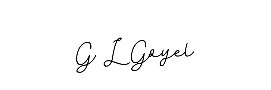 How to make G L Goyel signature? BallpointsItalic-DORy9 is a professional autograph style. Create handwritten signature for G L Goyel name. G L Goyel signature style 11 images and pictures png