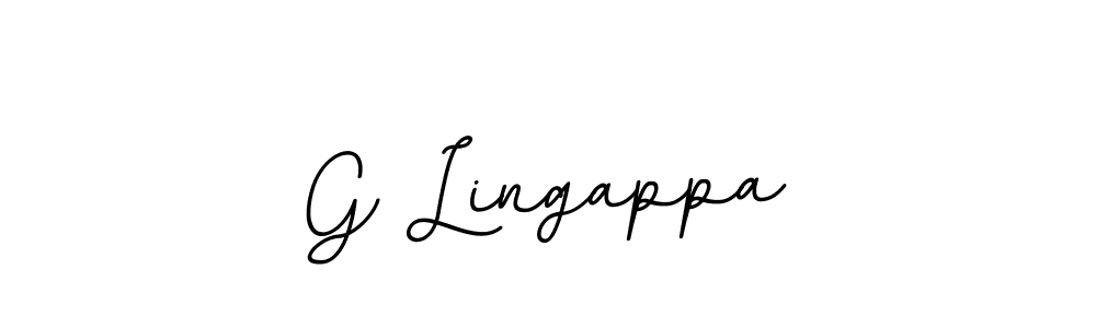 Create a beautiful signature design for name G Lingappa. With this signature (BallpointsItalic-DORy9) fonts, you can make a handwritten signature for free. G Lingappa signature style 11 images and pictures png