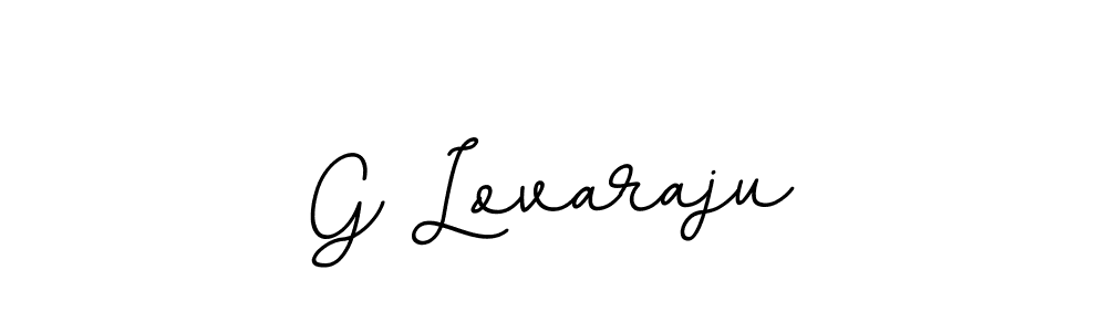 Create a beautiful signature design for name G Lovaraju. With this signature (BallpointsItalic-DORy9) fonts, you can make a handwritten signature for free. G Lovaraju signature style 11 images and pictures png