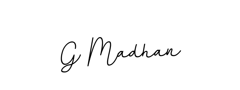 Also we have G Madhan name is the best signature style. Create professional handwritten signature collection using BallpointsItalic-DORy9 autograph style. G Madhan signature style 11 images and pictures png
