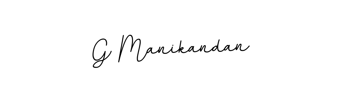 Make a beautiful signature design for name G Manikandan. With this signature (BallpointsItalic-DORy9) style, you can create a handwritten signature for free. G Manikandan signature style 11 images and pictures png