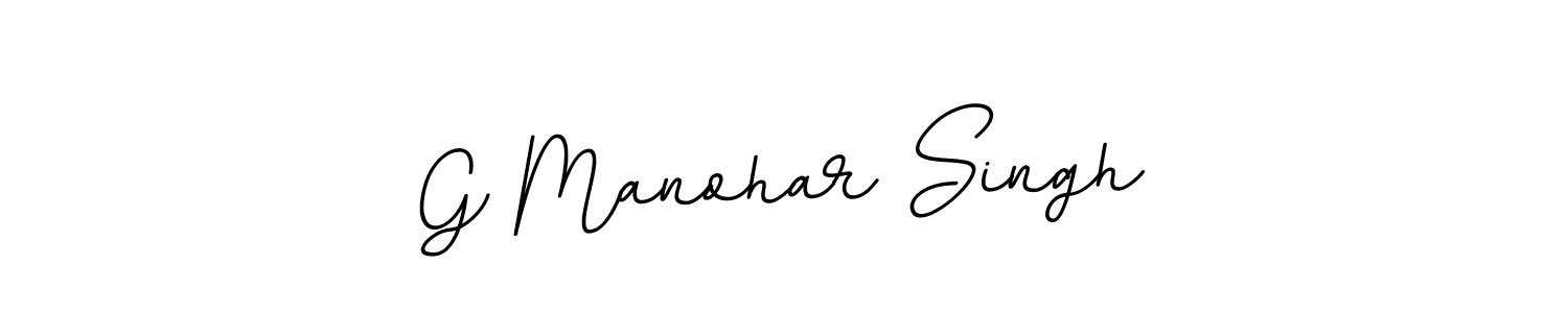 The best way (BallpointsItalic-DORy9) to make a short signature is to pick only two or three words in your name. The name G Manohar Singh include a total of six letters. For converting this name. G Manohar Singh signature style 11 images and pictures png